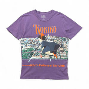 海外版 公式 オフィシャル スタジオジブリ 映画 KIKI'S DELIVERT SERVICE 魔女の宅急便 キキ Tシャツ ウィメンズL アニメ 宮崎駿 BA4808