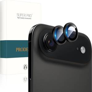 PRODELI For iPhone Air (2025) 専用 カメラフィルム アルミ合金製+AR高透過率 耐衝撃 硬度9H キズ防止 高透過率 強化ガラス 防爆裂