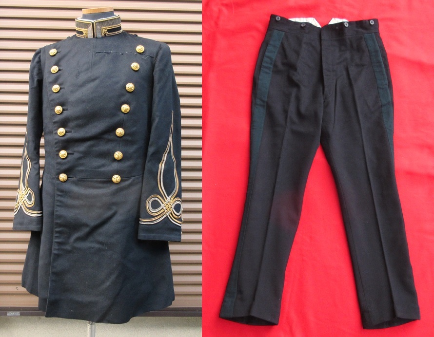 日本陸軍　将校服上下　実物　サイズ大 Yahoo!オークション - 日本軍 日本陸軍 昭五式軍衣 将校服 上下精密複