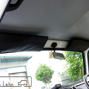 ■送料無料 匿名配送 ジムニー JA11 JA22 専用 カード収納付 サンバイザーカバー JimLabo