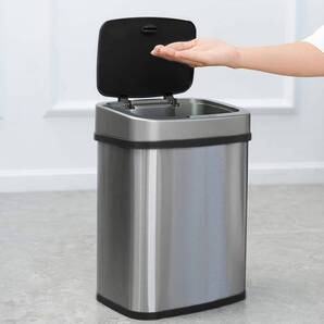 高さ36cmのセンサー式自動開閉ゴミ箱 12L