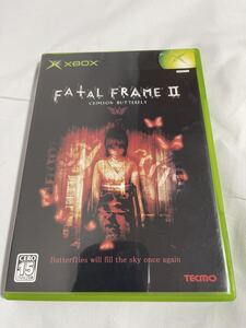 XBOX 零 紅い蝶 CRIMSON BUTTERFLY FATAL FRAME2 送料無料