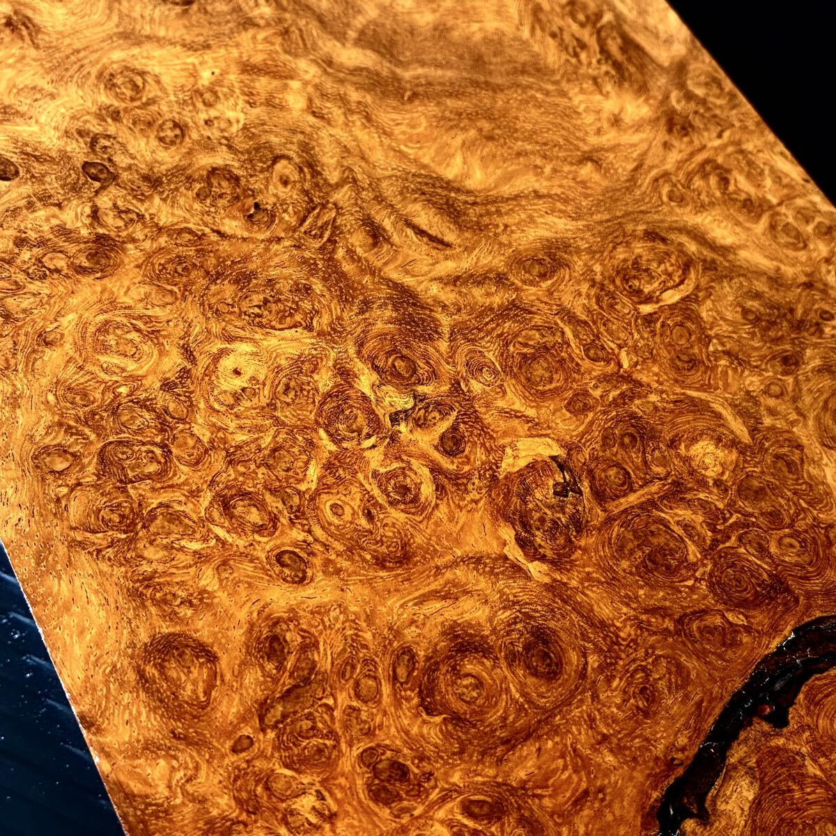 『Z0519』ロング材 花梨 瘤材 紅白 葡萄杢 厚板材 ペンブランク(寸法縦373㎜幅124㎜厚28㎜） ハンドメイド素材 希少材 銘木