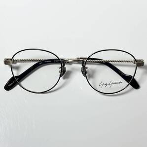新品 Yohji Yamamoto ヨウジヤマモト YY19-0026 6 黒 金色メガネ 純正ケース付き 日本製 Y3