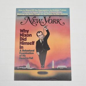 1974年 NEW YORK Magazine 切り抜き(Nixon特集)ヴィンテージオリジナル