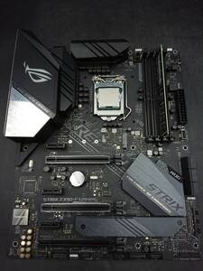 【中古動作品】Intel パーツセット Intel Core-i5 9600K ,ASUS ROG STRIX Z390-F GAMING ,DDR4 4GB メモリ ,CPUクーラー無し