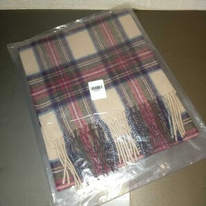 ★JOHNSTONS OF ELGIN ジョンストンズ カシミア マフラー ヘシアンドレススチュワート