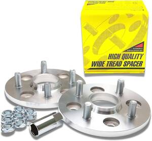 開封のみ未使用 シンセイ ワイドトレッドスペーサー 10mm PCD100 M12×P1.5 4H 2枚 HW4010-54T