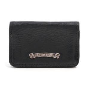 正規品◇Chrome Hearts クロムハーツ CARD CASE GROMMET カードケース グロメット付き レザーカードケース コインケース ブラック