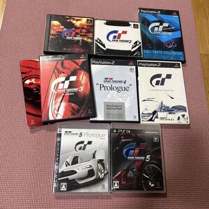 【PS1 PS2 PS3】 グランツーリスモ 8本セット 1 2 3 4 5 プロローグ Prologue GRAN TURISMO 2001 TOKYO ソニーコンピュータ GR