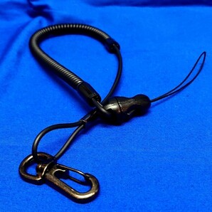 【●】Pフォン PSD 情報端末 ストラップ カールコード 法執行官 装備関連品 検:警察 自衛隊 司法 公安 スマホ ランヤード グッズ ヤフリマ