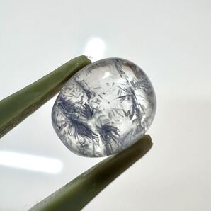 デュモルチェライトインクォーツ ルース デュモルチェライト20-58 ブラジル産