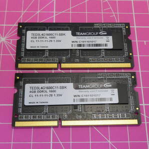 TEAM TED3L4G1600C11-SBK DDR3 4GB SO-DIMM 匿名 送料無料 250821202
