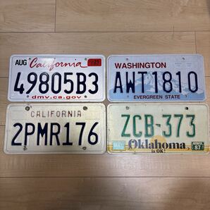 州違い4枚セットアメリカナンバープレート ライセンスプレート検)アメリカ雑貨ガレージ雑貨アメ車シボレーダッジフォード店舗什器46