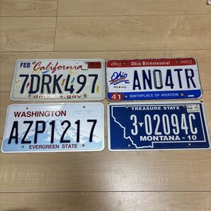州違い4枚セットアメリカナンバープレート ライセンスプレート検)アメリカ雑貨ガレージ雑貨アメ車シボレーダッジフォード店舗什器34