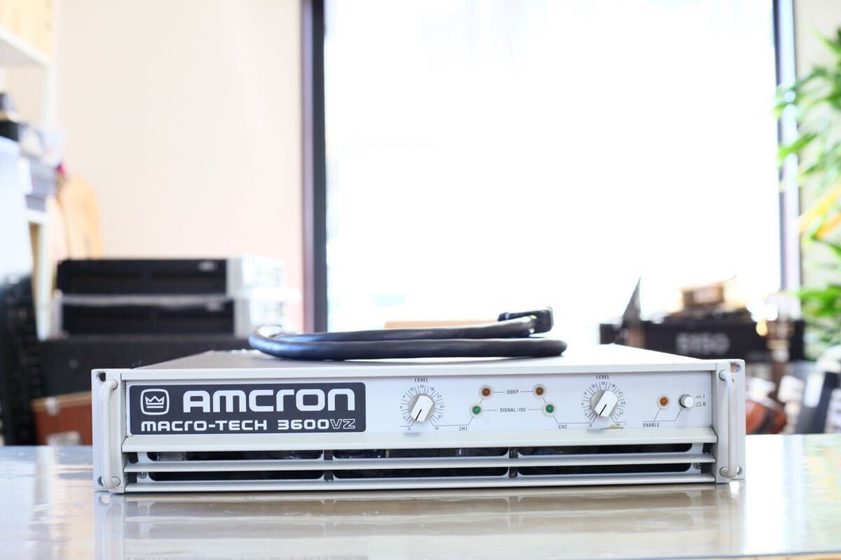 AMCRON MACRO-TECH 3600VZ パワーアンプ アムクロン Yahoo!オークション - AMCRON MACRO-TECH 3600VZ パワーアンプ (ジャン