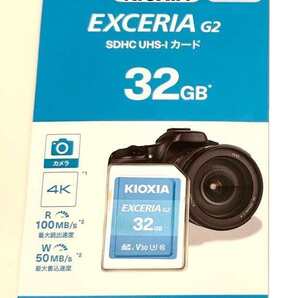 32GB キオクシア SDHCカード 32GB Class10 UHS-I U3 V30 4K対応 SDHCメモリカード 100MB/s KIOXIA EXCERIA G2 KSDU-B032GBK 日本製 正規品