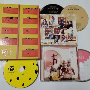 送料込み TWICE トゥワイス CD 3個セット ☆TWICEcoaster : LANE 2☆ & ☆Wake Me Up☆ DVD付 & ☆&TWICE☆ K-POP