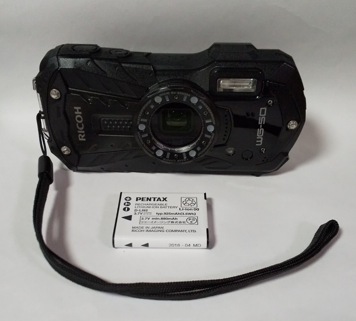 リコー RICOH WG-50 [ブラック] オークション比較 - 価格.com