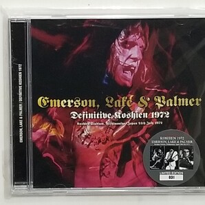 未開封新品/EMERSON, LAKE & PALMER/ DEFINITIVE KOSHIEN 1972(1CD + Ticket Replica)/EL&P/エマーソン・レイク&パーマー/甲子園球場/JAPAN