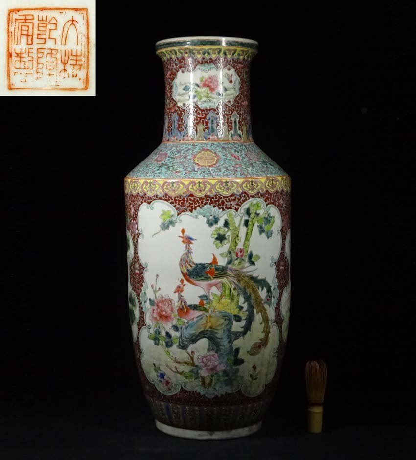 色絵 粉彩 人物紋 花瓶 花器 花入 飾り瓶 置物 インテリア 骨董 唐物 2025年最新】Yahoo!オークション -粉彩 花瓶の中古品・新品・未使用品一覧