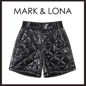 ●○新品未使用 MARK&LONA(マークアンドロナ) パディング ショートパンツ 38 ブラック○●