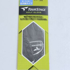 ブリヂストン TOURSTAGE ツアーステージ ゴルフグローブ Lサイズ(25-26) ブラック GLLX01 左手着用 未使用品 全天候型 BS