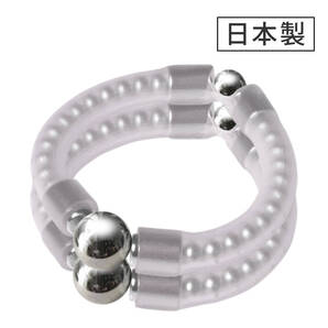 仮性包茎矯正リング クマッキーZⅡ珠型2個 早漏防止 小さい~大きいサイズ対応 磁気ペニスEDパワーグッズ 老人 性 コックリング