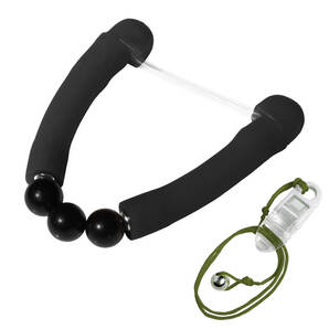 包茎 リング クマッキーNeoブラック1個 ストラップ付 日本製 仮性 矯正 ネオジム 磁石 グッズ 送料無料 フリーサイズ ペニス 器具 老人 性