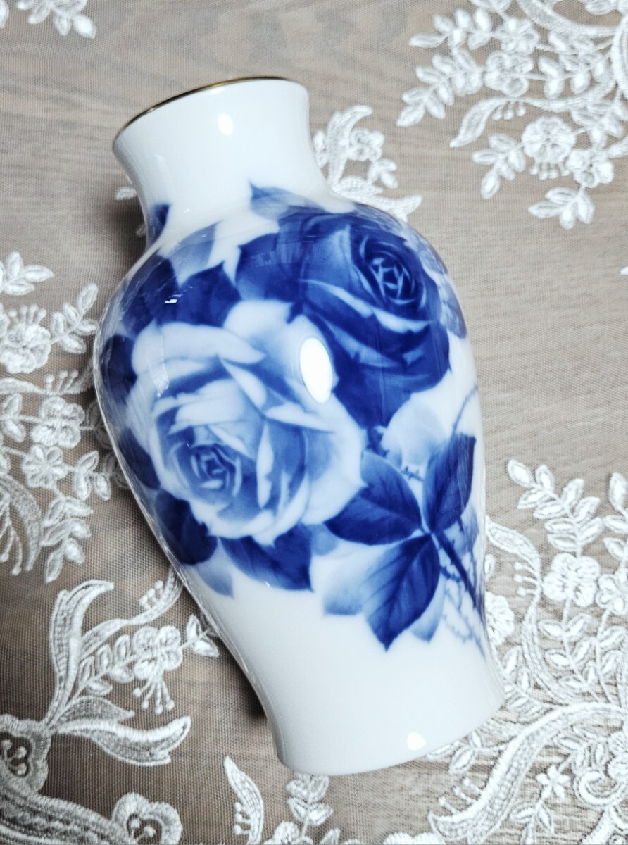 2025年最新】Yahoo!オークション -大倉陶園 ブルーローズ 花瓶の中古品