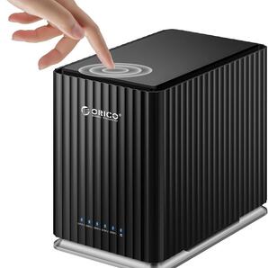 ORICO HDDケース 5台 22TB*5 USB 3.1 Type-C HDD ケース 3.5インチ 12V/10A電源アダプタ付き ホームデータ管理用