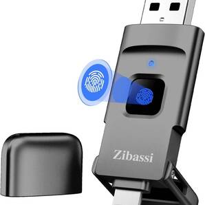 Zibassi 512GB【MFI認証取得 高速認識】iPhone用USBメモリ指紋認証 USBメモリ