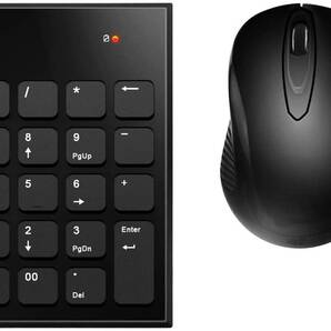 ワイヤレステンキーとマウスセット USB受信機能付き 2.4G Mini USB