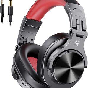 AB13/OneOdio A70 ヘッドホン 密閉型 Bluetooth 5.2 ワイヤレスヘッドホン 二穴接続 72時間再生 折りたたみ モニターヘッドホン