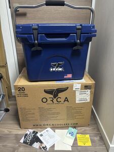 オルカ ORCA Coolers クーラーボックス 20QT ネイビー ハンドル付き アウトドア キャンプソロキャン ハードクーラー 最強保冷