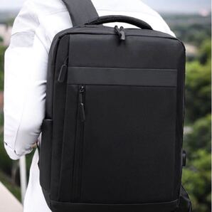 ビジネスリュック リュック レディース USB 軽量 バックパック パソコン PC リュックサック 通勤通学 新作 黒色 新品 送料無料 最短発送