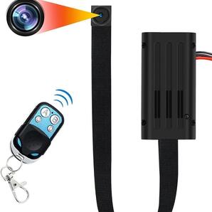 D4/小型カメラ バージョンアップ 128GB対応 1080P画質 6時間録画 リモコン付き 超小型カメラ 動体検知 日時セット防犯用