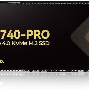 ORICO IG740PRO 2TB 産業用内蔵SSD - PCIe 4.0 M.2 NVMe 2280 読取速度 7450MB/s 書込速度 6500MB/s 高耐久 3D TLC
