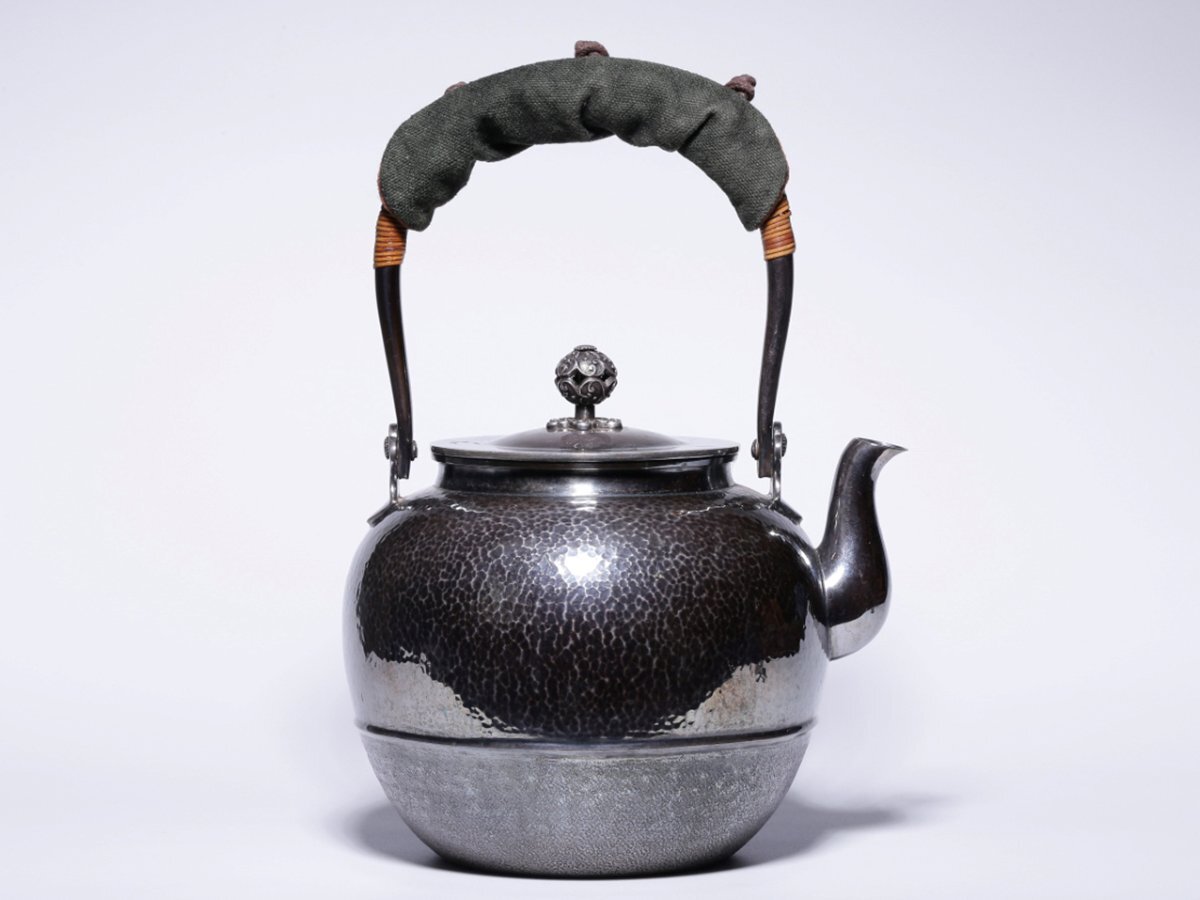 純銀　銀瓶　493g チヒチサ　東さ7-0330☆2F 純銀 銀瓶 493g チヒチサ 東さ7-0330☆2F obg-n546, 大淵光則 純銀