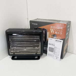 【A8996】動作良好♪ 山善 ワイドハイブリッドヒーター DBW-SEJ12(AB) 遠赤外線 温風 シーズヒーター ファンヒーター YAMAZEN 電気ストーブ