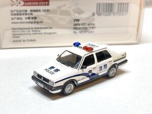 1/87 VW JETTA 2 GT Volkswagen Jetta Golf 2 China Police HO Gauge Diorama Diorama Structure