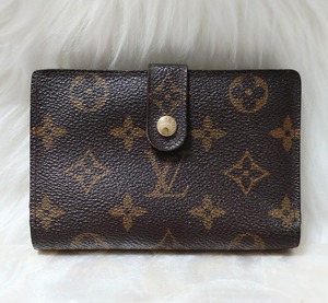 1円~■外観美品■ LOUIS VUITTON ルイヴィトン モノグラム ポルトフォイユ ヴィエノワ M61674 がま口 二つ折財布