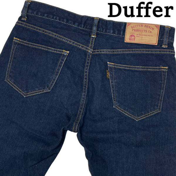 The DUFFER of St.GEORGE P404 デニムパンツ W30 (約80cm W31相当) ストレッチ スキニー パンツ ザ ダファー 岡山デニム