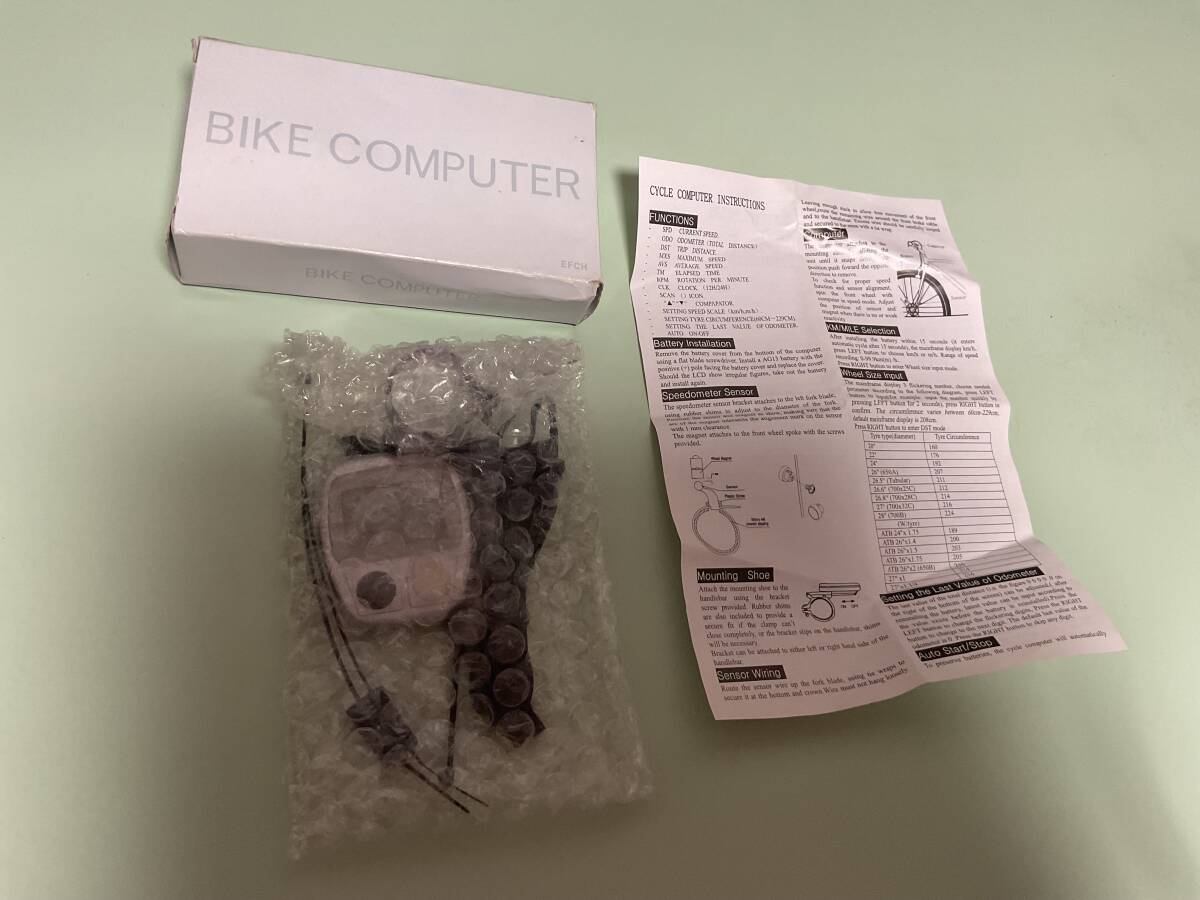 ⑨-2 новый товар * BIKE COMPUTER велосипед для велокомпьютер ( спидометр ) многофункциональный 