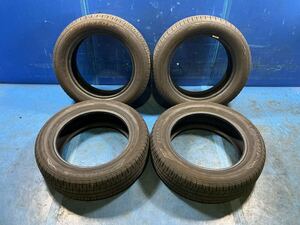 ダンロップ ENASAVE EC204 195/60R16-89H 4本 2024年製造 スリップから5o 1118-3