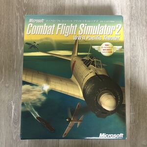 ★329 Microsoft Combat Flight Simulator 2 マイクロソフト コンバットフライトシミュレーター WWⅡ 太平洋戦線シリーズ PC ゲーム ソフト
