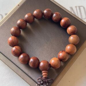 ◇檀木◇ブレスレット◇天眼入り◇男女兼用◇天然木◇数珠・念珠・木珠◇巾着袋付き◇プレゼントにも011B113007