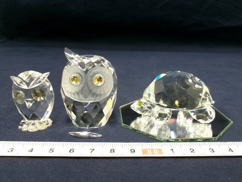 Yahoo!オークション -「フクロウ」(その他) (スワロフスキー)の落札