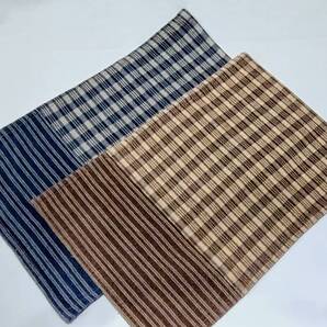 6.新品未使用・コットンのリバーシブル・マット2枚セット