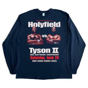 タイソンVSホリフィールド2 『Lサイズ』ロンT ブラック